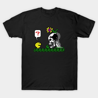 Pud Pud Meets a Friendly Skull - ZX Spectrum 8-Bit Legend T-Shirt